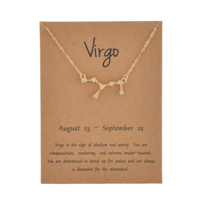Boho Zodiac Sign Necklaces Necklaces - The Burner Shop