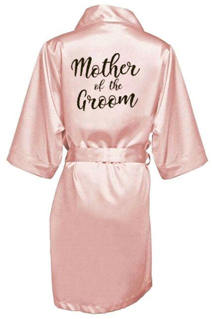 Bridal Shower Robes with Embroidery Robes - The Burner Shop