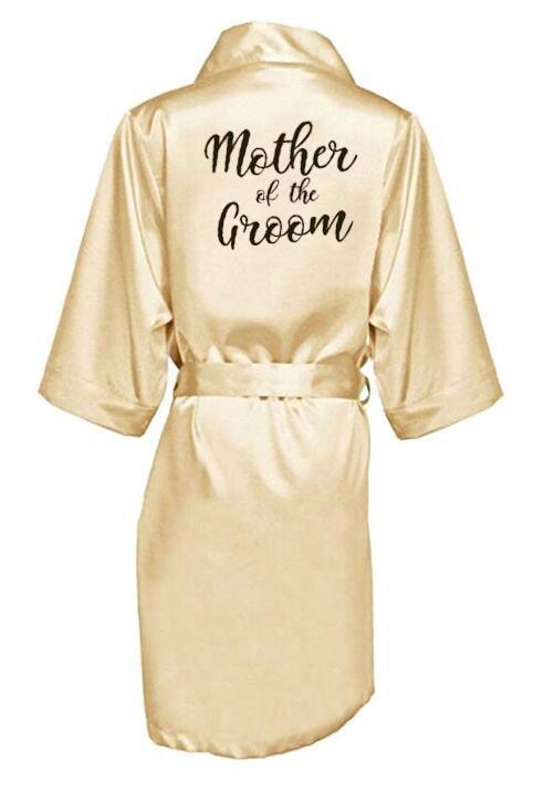 Bridal Shower Robes with Embroidery Robes - The Burner Shop