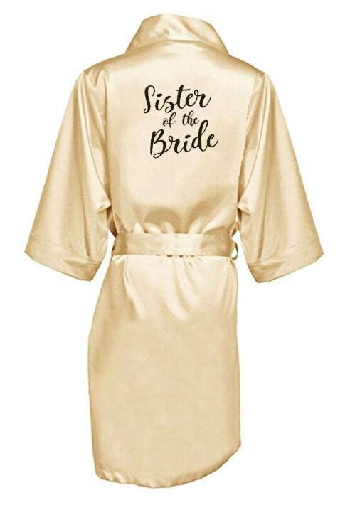 Bridal Shower Robes with Embroidery Robes - The Burner Shop