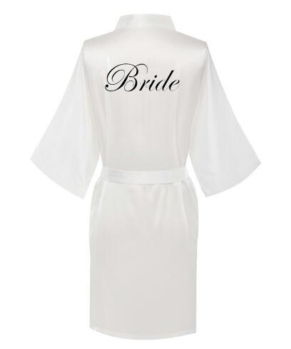 Bridal Shower Robes with Embroidery Robes - The Burner Shop