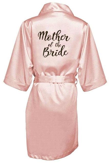 Bridal Shower Robes with Embroidery Robes - The Burner Shop
