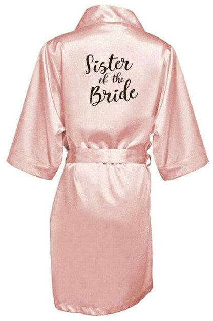 Bridal Shower Robes with Embroidery Robes - The Burner Shop