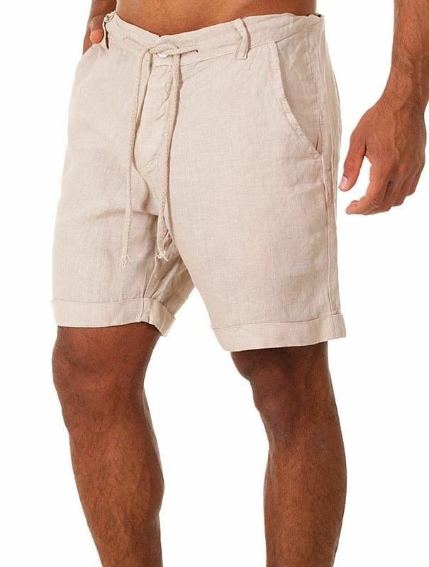 Casual Linen Shorts Shorts - The Burner Shop