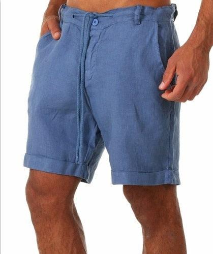 Casual Linen Shorts Shorts - The Burner Shop