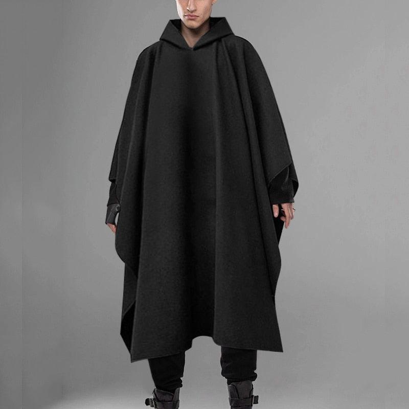 Chic Long Hooded Cloak Cloaks - The Burner Shop