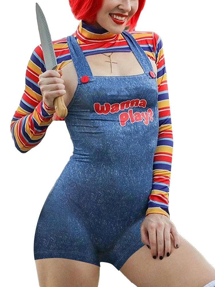 Chucky Killer Doll Bodysuit Costumes - The Burner Shop