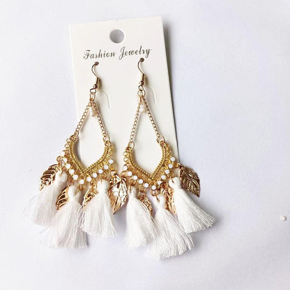Colorful Boho Tassel Earrings Earrings - The Burner Shop