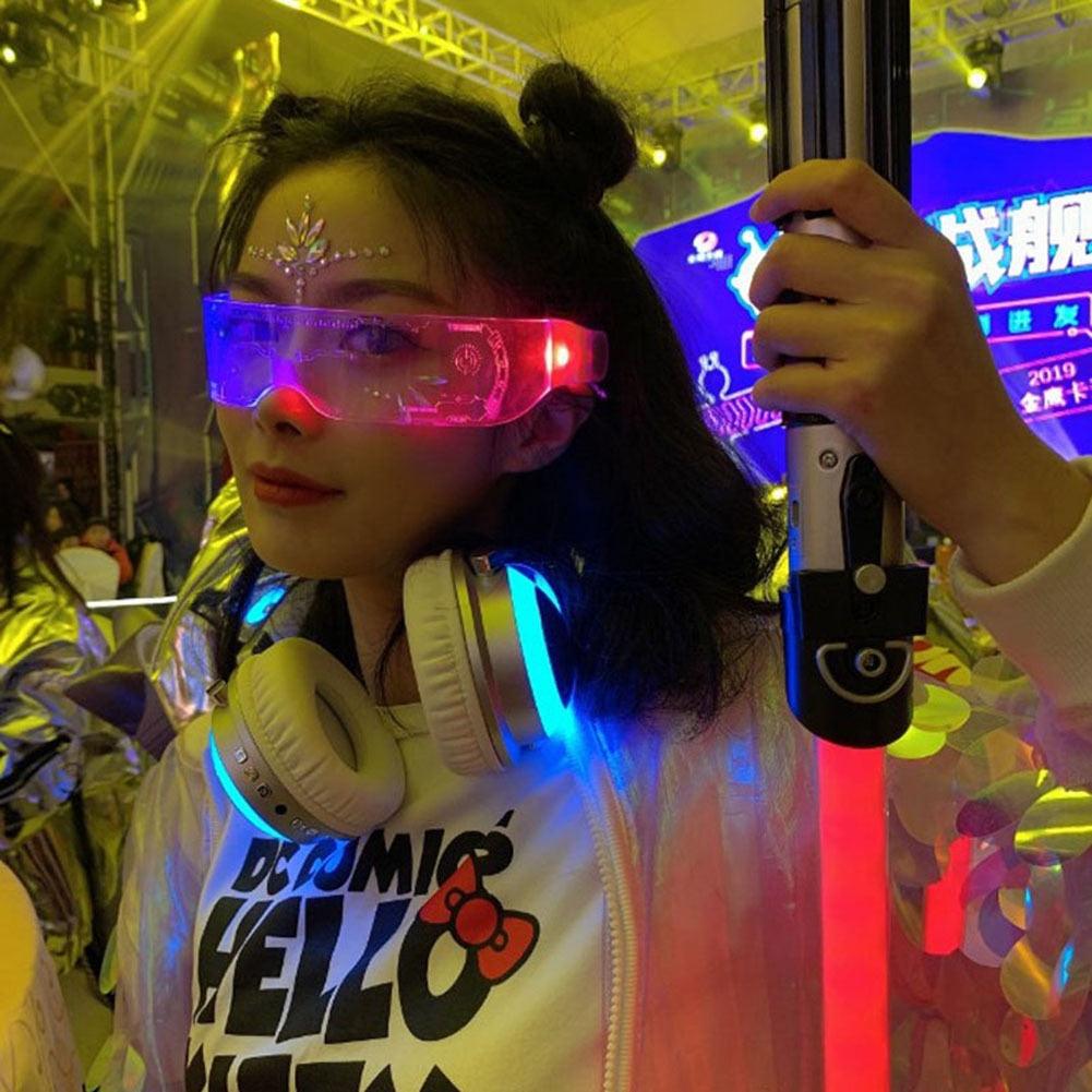 Colorful Luminous Glasses Glasses - The Burner Shop