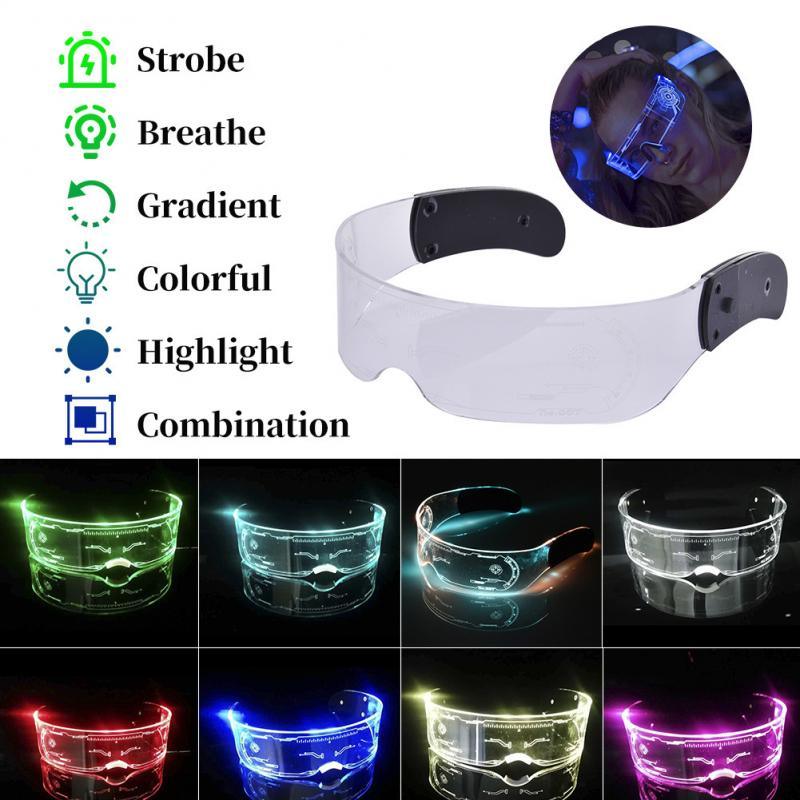 Colorful Luminous Glasses Glasses - The Burner Shop