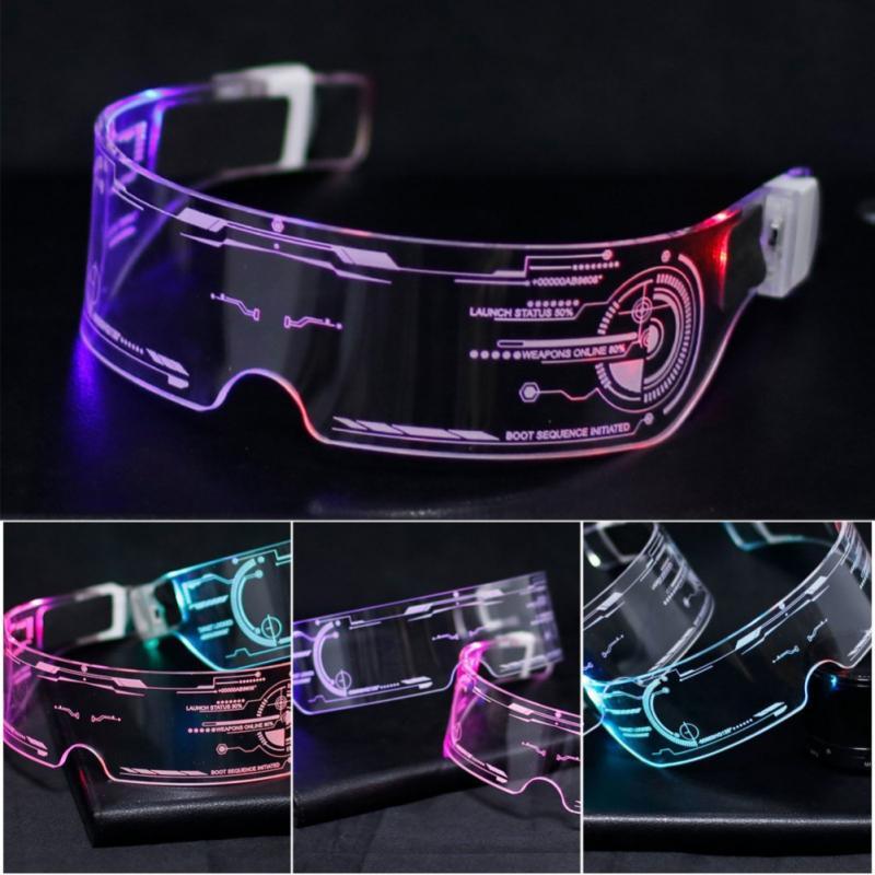 Colorful Luminous Glasses Glasses - The Burner Shop