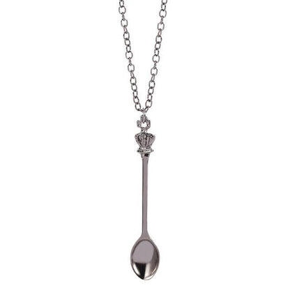 Crown Mini Tea Spoon Pendant Necklaces - The Burner Shop