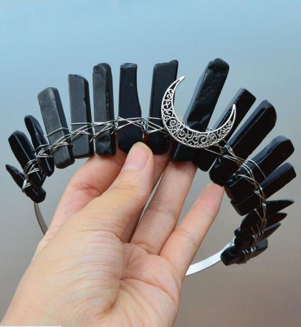 Crystal Crown Hairpiece Headbands - The Burner Shop