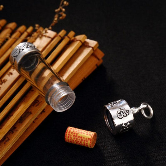 Cylinder Container Pendant Necklaces - The Burner Shop