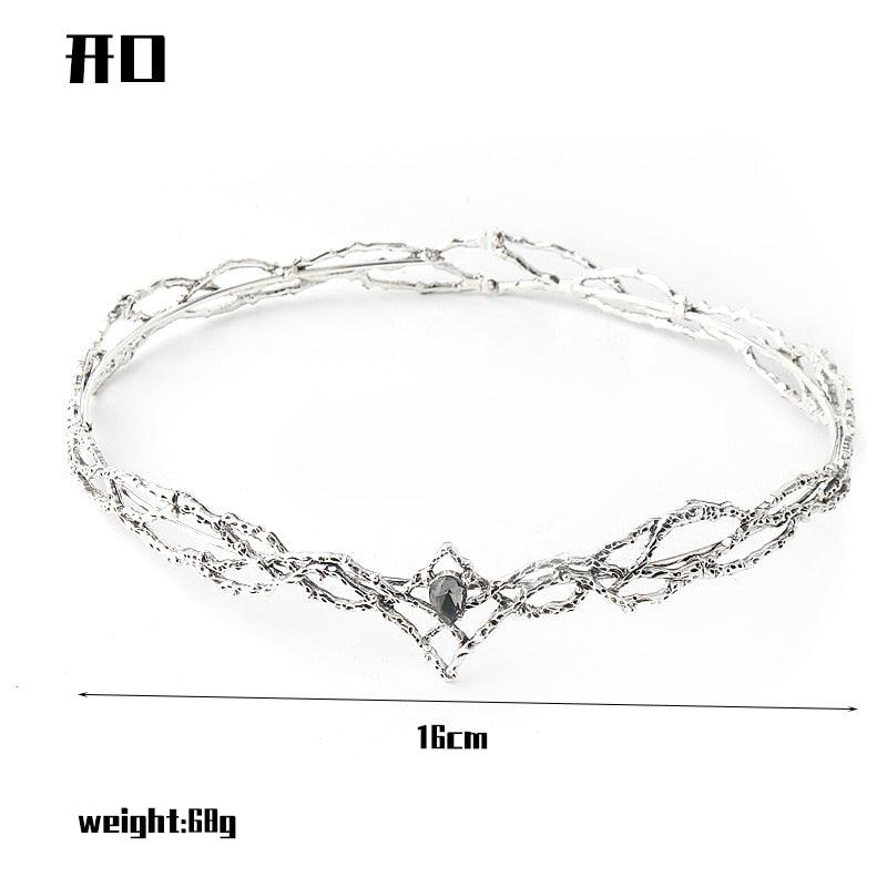 Elegant Elf Crown Headpiece - The Burner Shop