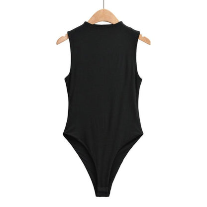 Elegant Sleeveless Bodysuit Bodysuit - The Burner Shop