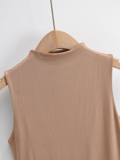 Elegant Sleeveless Bodysuit Bodysuit - The Burner Shop
