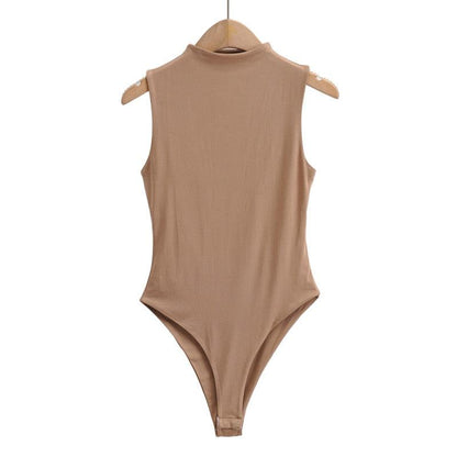 Elegant Sleeveless Bodysuit Bodysuit - The Burner Shop