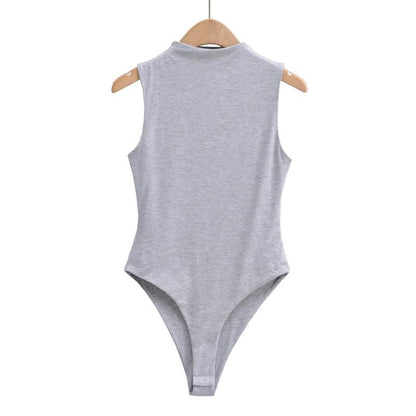 Elegant Sleeveless Bodysuit Bodysuit - The Burner Shop
