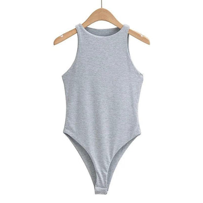Elegant Sleeveless Bodysuit Bodysuit - The Burner Shop