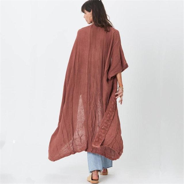 Embroidery Summer Cardigan Cardigans - The Burner Shop