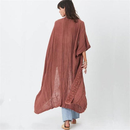 Embroidery Summer Cardigan Cardigans - The Burner Shop