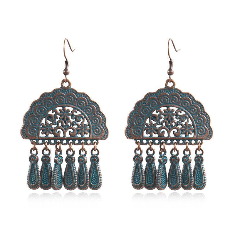 Ethnic Tassel Earrings Earrings - The Burner Shop