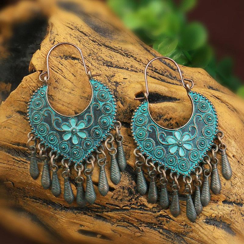 Ethnic Tassel Earrings Earrings - The Burner Shop