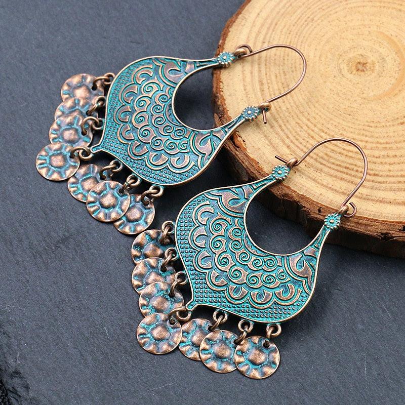 Ethnic Tassel Earrings Earrings - The Burner Shop