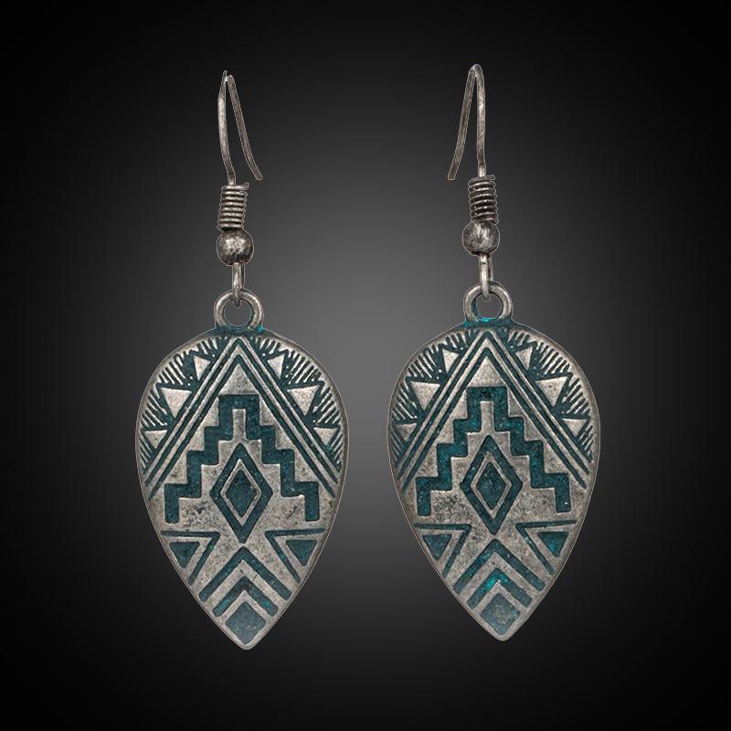 Ethnic Water Drop Earrings Earrings - The Burner Shop