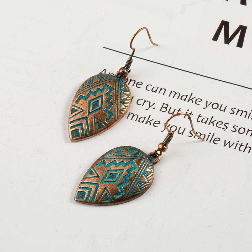 Ethnic Water Drop Earrings Earrings - The Burner Shop