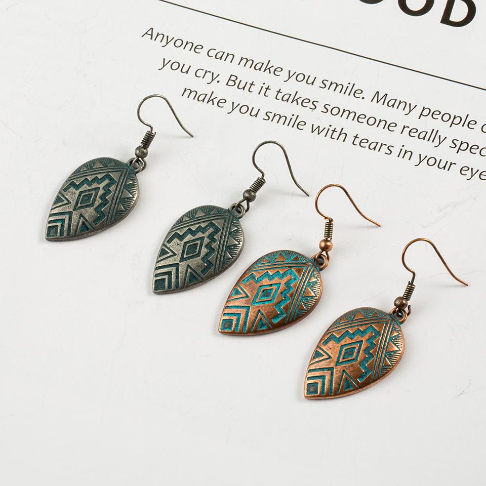Ethnic Water Drop Earrings Earrings - The Burner Shop