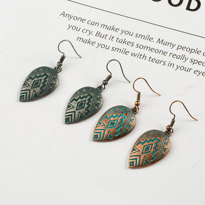 Ethnic Water Drop Earrings Earrings - The Burner Shop