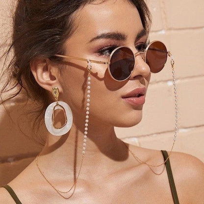 Eyewear Chain in Pearls Eyewear Accessories - The Burner Shop