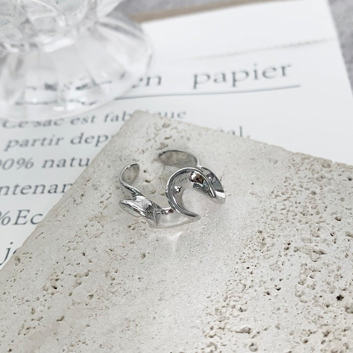 Fashion Silver Minimalist Rings Rings - The Burner Shop