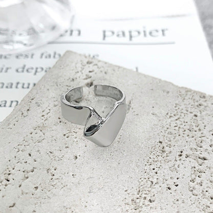 Fashion Silver Minimalist Rings Rings - The Burner Shop