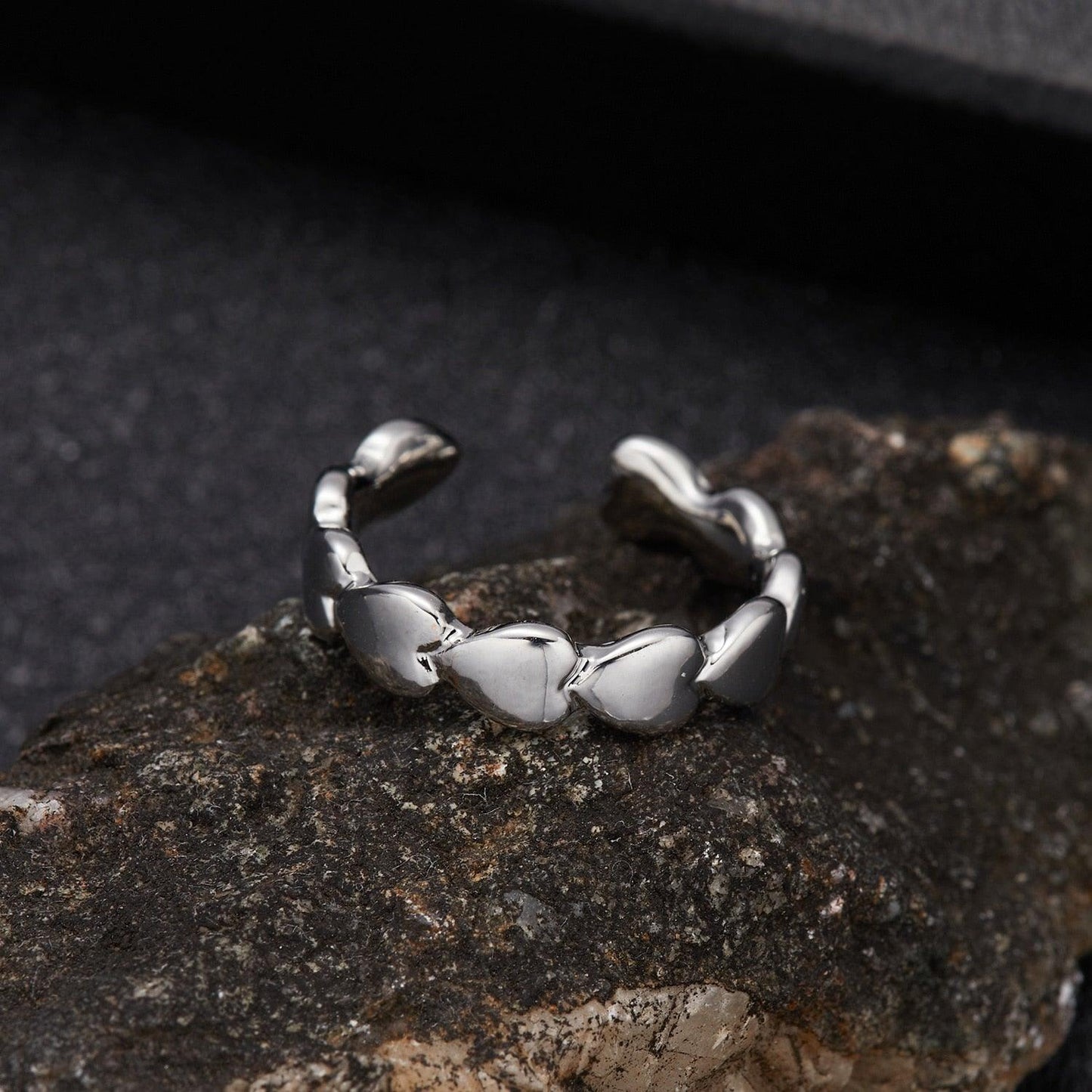 Fashion Silver Minimalist Rings Rings - The Burner Shop