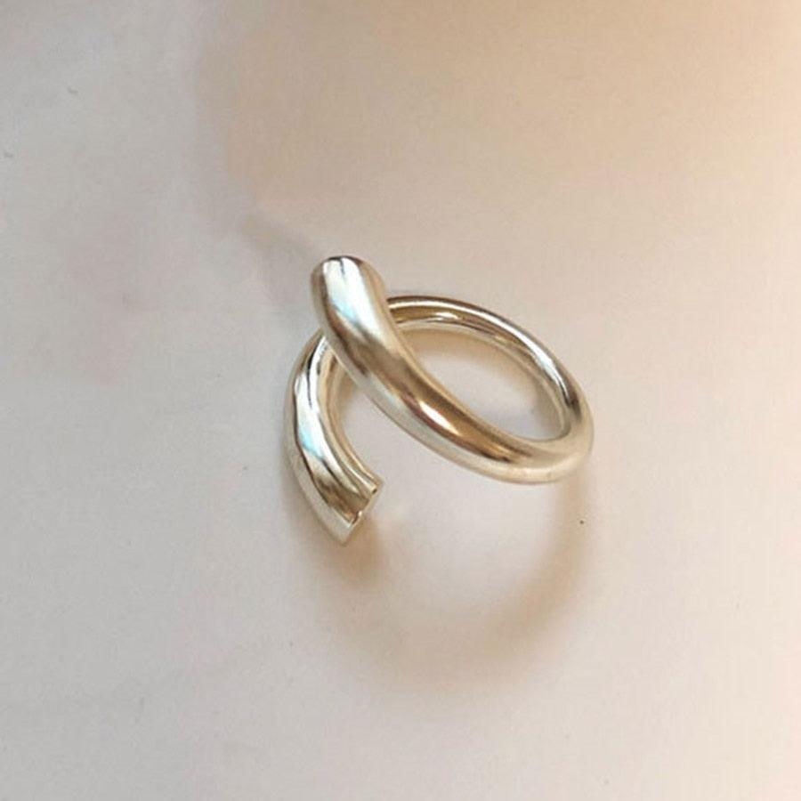 Fashion Silver Minimalist Rings Rings - The Burner Shop