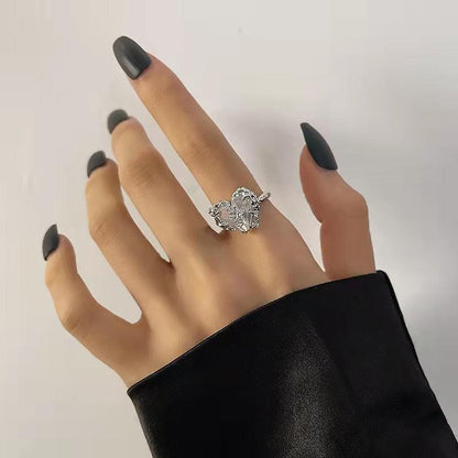 Fashion Silver Minimalist Rings Rings - The Burner Shop
