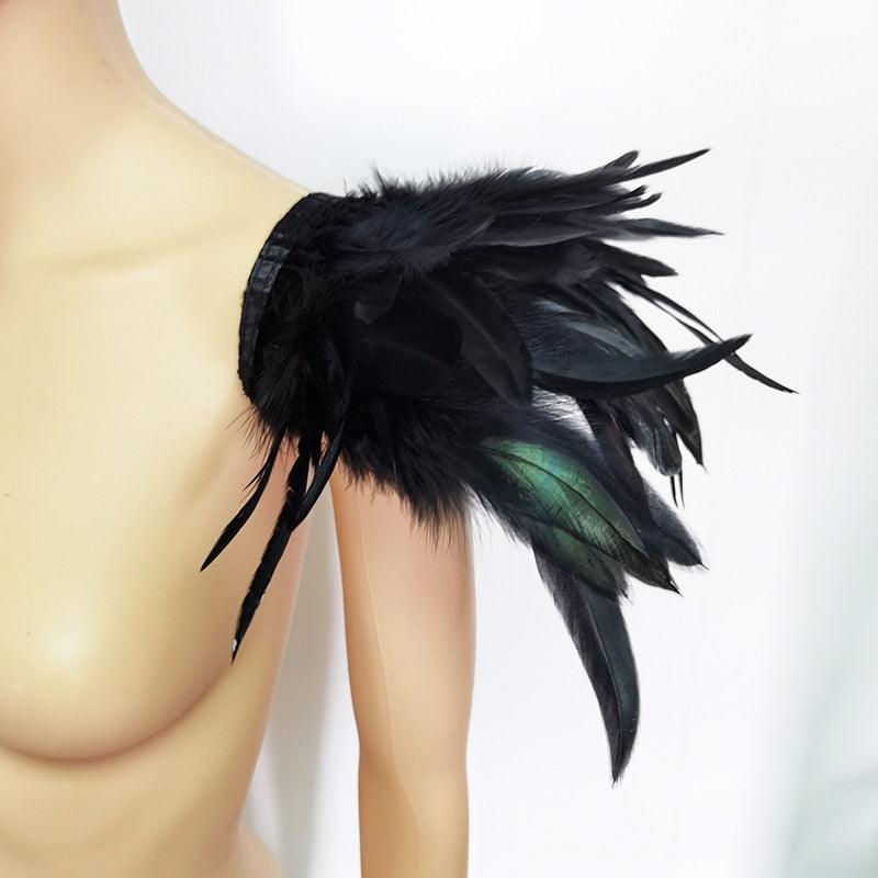 Feather Shoulder Wings costumes - The Burner Shop
