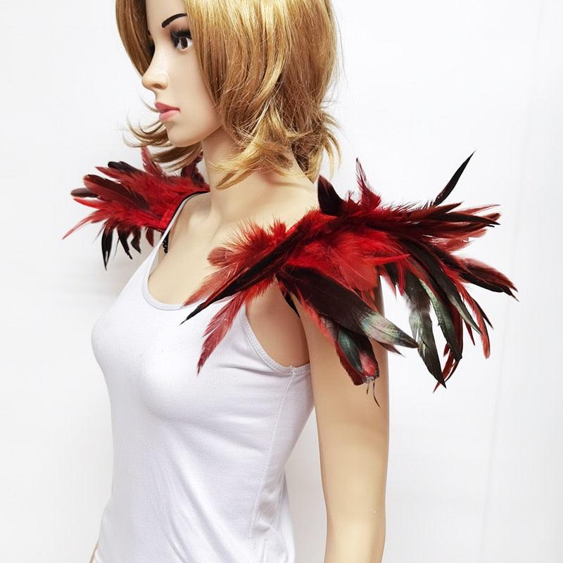 Feather Shoulder Wings costumes - The Burner Shop