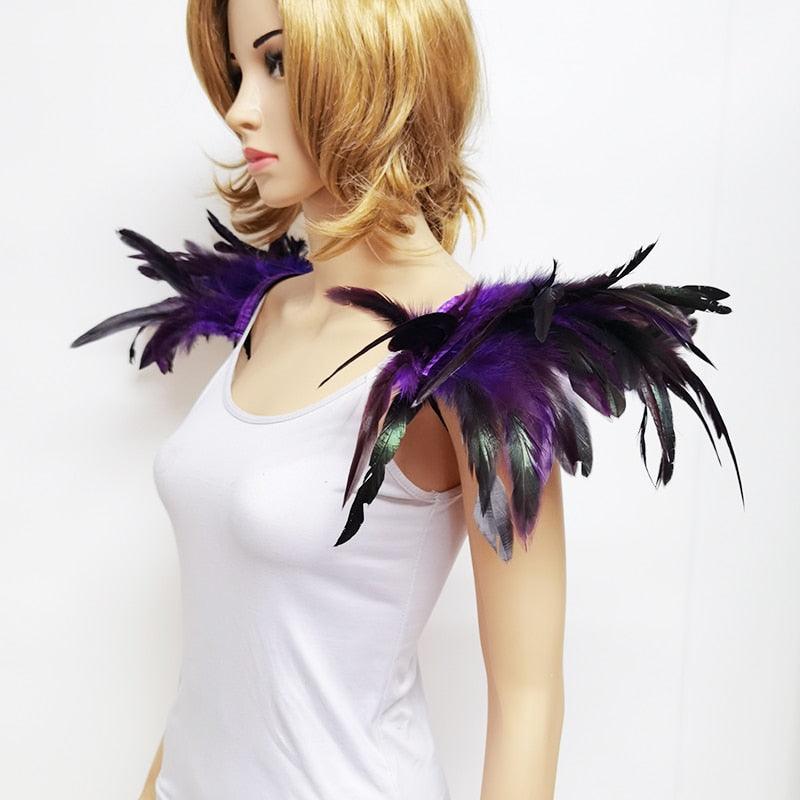 Feather Shoulder Wings costumes - The Burner Shop