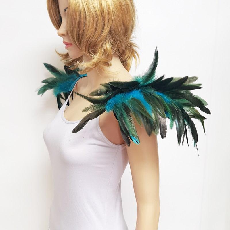 Feather Shoulder Wings costumes - The Burner Shop