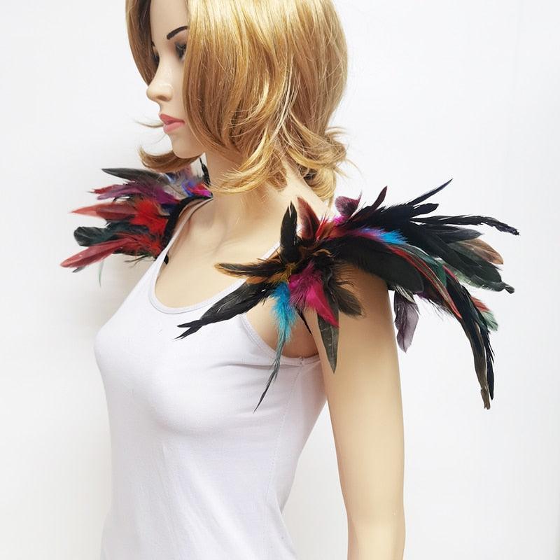 Feather Shoulder Wings costumes - The Burner Shop