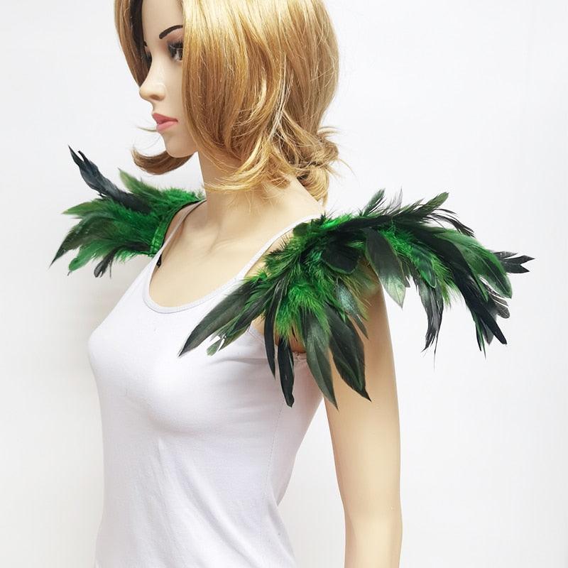 Feather Shoulder Wings costumes - The Burner Shop
