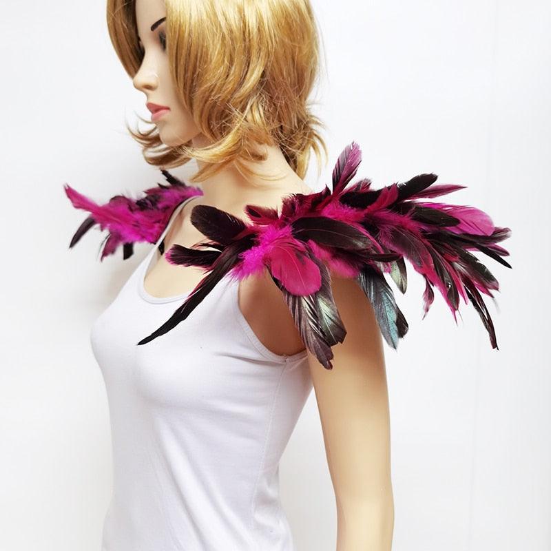 Feather Shoulder Wings costumes - The Burner Shop
