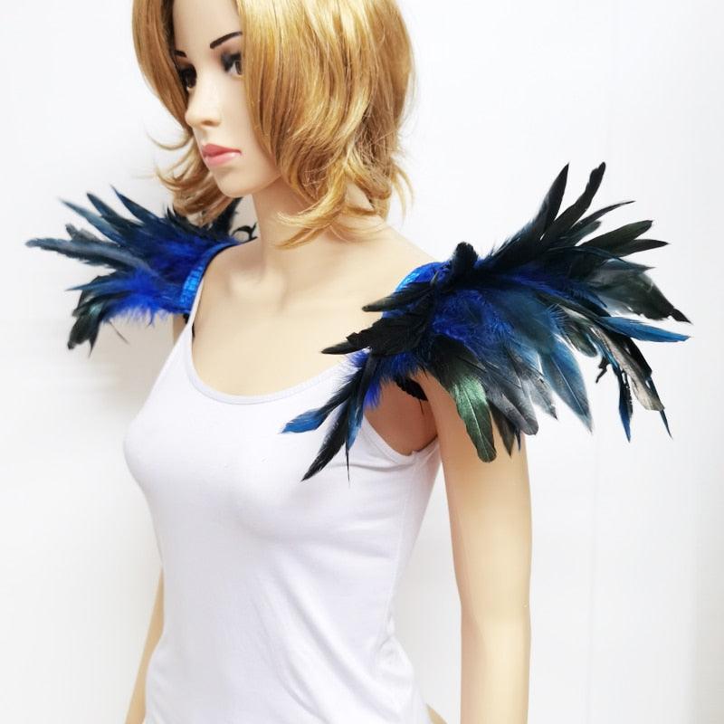 Feather Shoulder Wings costumes - The Burner Shop