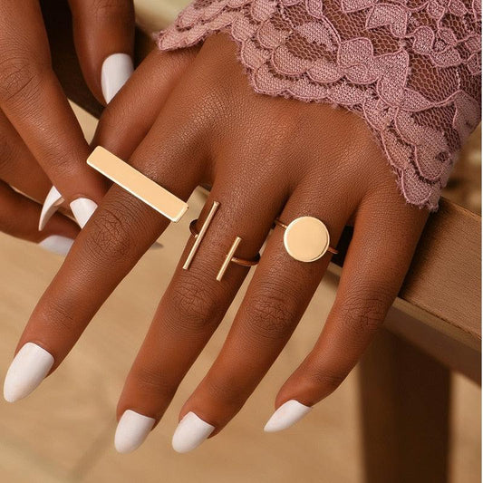 Femme Boho Matching Ring Set Rings - The Burner Shop