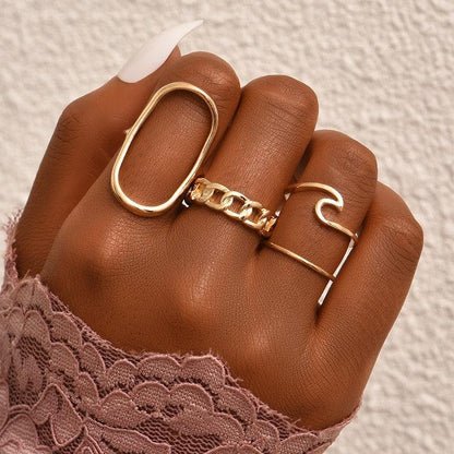 Femme Boho Matching Ring Set Rings - The Burner Shop