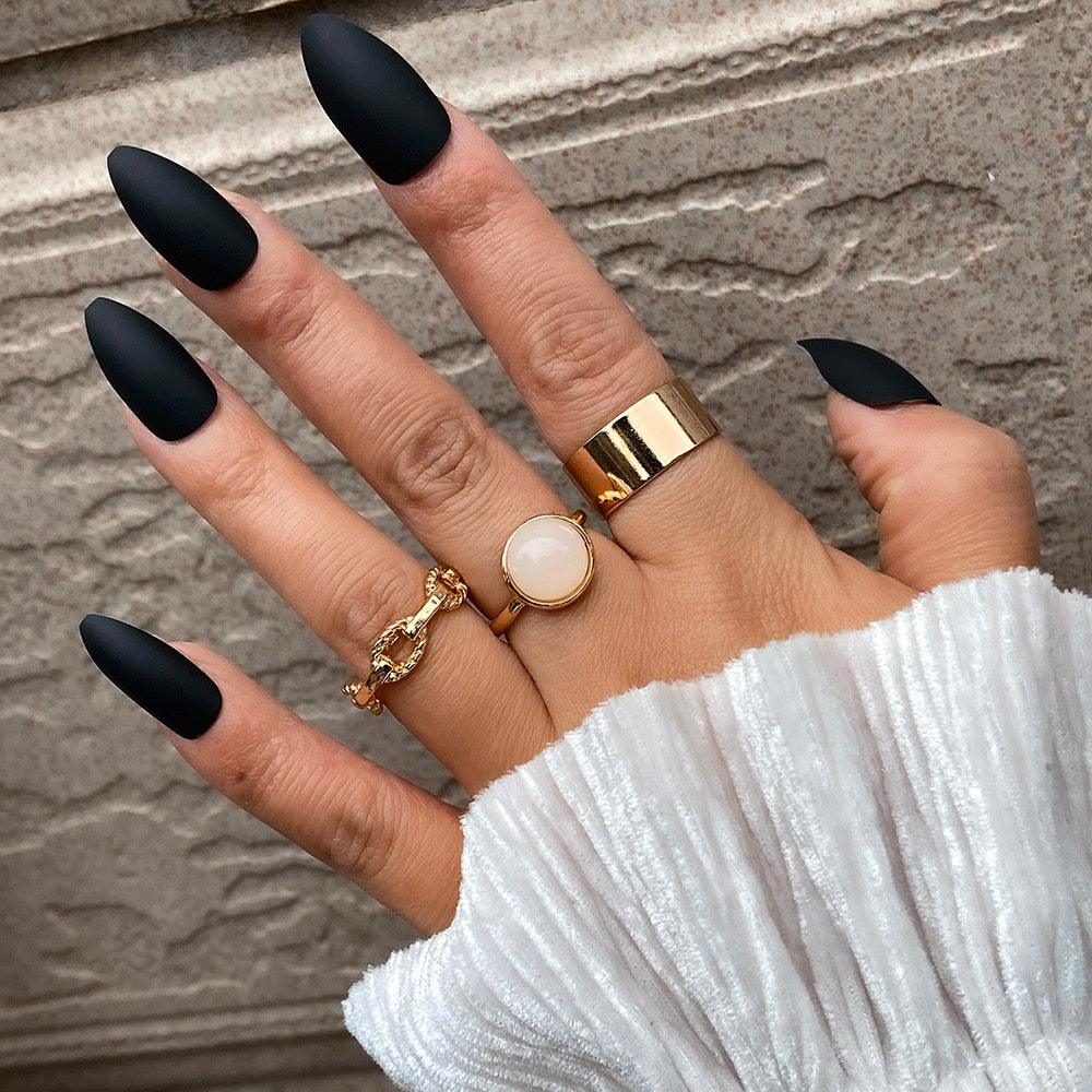 Femme Boho Matching Ring Set Rings - The Burner Shop